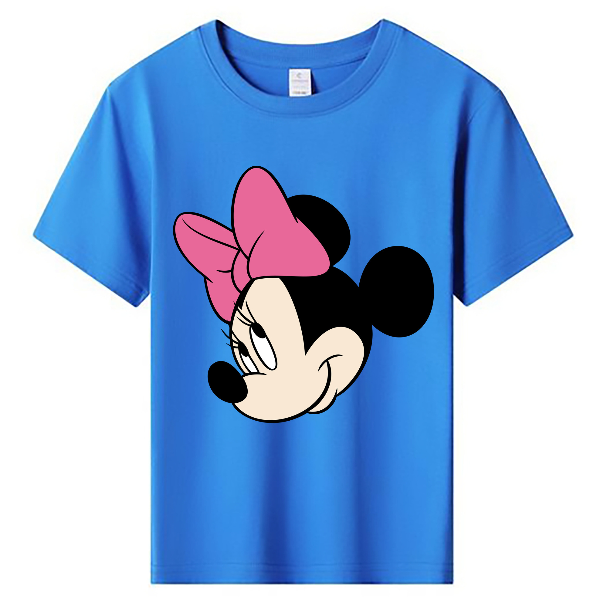 ミッキーマウス Mickey Mouse 綿100％キッズTシャツ（フロントプリント）